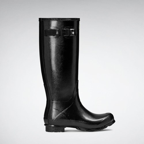 Hunter Norris Field Gloss Tall Rain Boots For Womens - NZ P8410